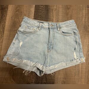 Wild Fable Super High Rise Rolled Cuff Jean Shorts- Size 8